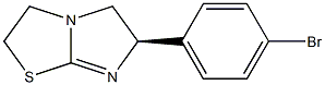 [6R,(+)]-6-(4-Bromophenyl)-2,3,5,6-tetrahydroimidazo[2,1-b]thiazole Struktur