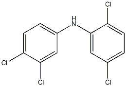 2,5-Dichlorophenyl 3,4-dichlorophenylamine Struktur