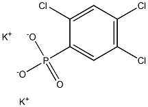 2,4,5-Trichlorophenylphosphonic acid dipotassium salt Struktur