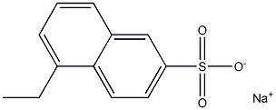 5-Ethyl-2-naphthalenesulfonic acid sodium salt Struktur