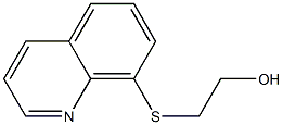 2-(8-Quinolylthio)ethanol Struktur