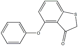 2,3-Dihydro-4-phenoxybenzo[b]thiophen-3-one Struktur