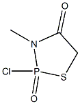 2-Chloro-3-methyl-1,3,2-thiazaphospholidine-2,4-dione Struktur