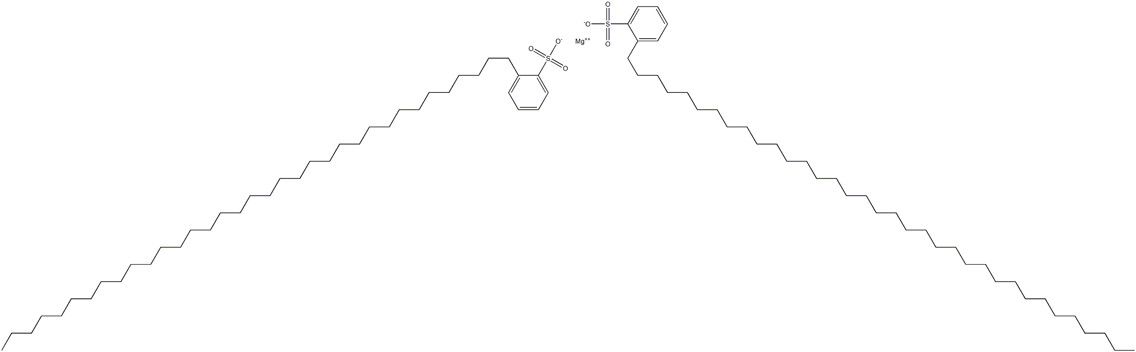 Bis[2-(pentatriacontan-1-yl)benzenesulfonic acid]magnesium salt Struktur