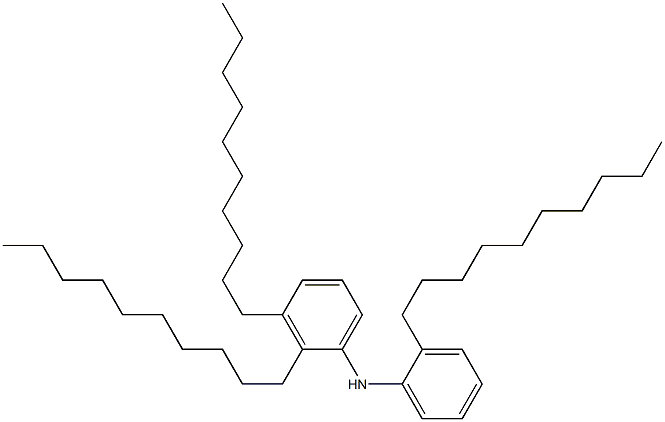 2,2',3'-Trisdecyl[iminobisbenzene] Struktur