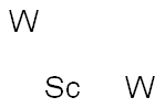 Scandium ditungsten Struktur