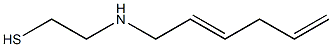 2-[(E)-Hexa-2,5-dienylamino]ethanethiol Struktur