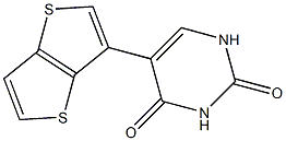 5-[Thieno[3,2-b]thiophen-3-yl]uracil Struktur