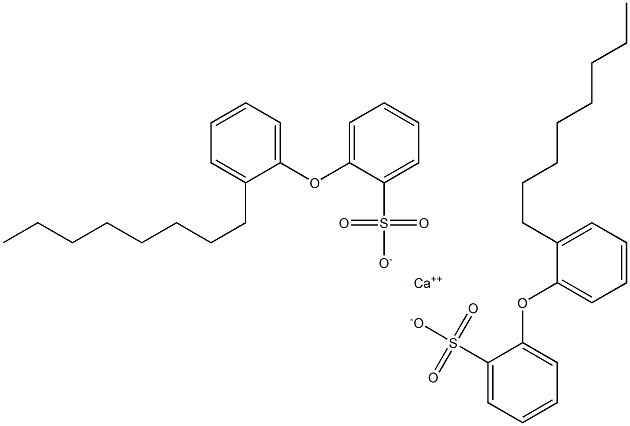 Bis[2-(2-octylphenoxy)benzenesulfonic acid]calcium salt Struktur