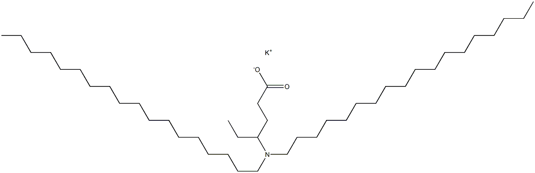 4-(Dioctadecylamino)hexanoic acid potassium salt Struktur