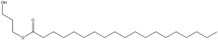 Nonadecanoic acid 3-hydroxypropyl ester Struktur