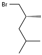 [R,(+)]-1-Bromo-2,4-dimethylpentane Struktur