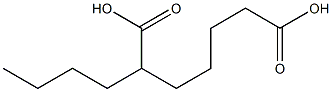 2-Butylpimelic acid Struktur