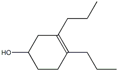 3,4-Dipropyl-3-cyclohexen-1-ol Struktur