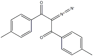 1,3-Bis(4-methylphenyl)-2-diazopropane-1,3-dione Struktur