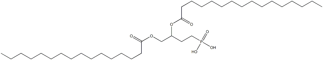 [3,4-Bis(palmitoyloxy)butyl]phosphonic acid Structure