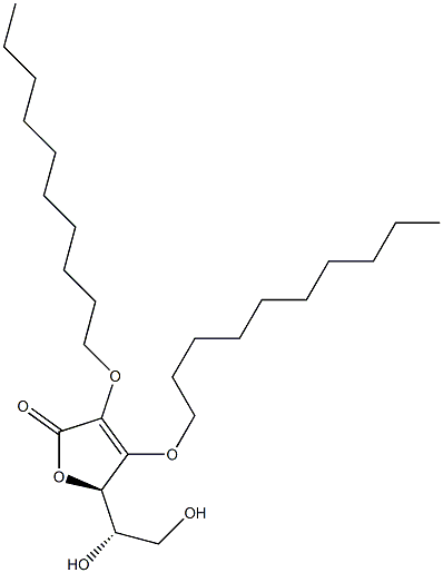 2-O,3-O-Didecyl-L-ascorbic acid Struktur