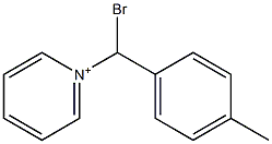 1-[Bromo(p-tolyl)methyl]pyridinium Struktur