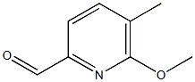 6-Methoxy-5-methylpyridine-2-carbaldehyde Struktur