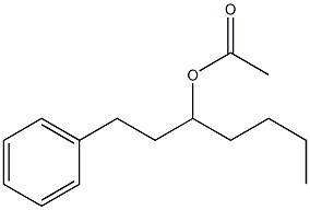 1-Phenylheptan-3-ol acetate Struktur