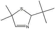 2,5-Dihydro-5,5-dimethyl-2-tert-butylthiazole Struktur