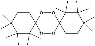 1,1,2,2,3,3,10,10,11,11,12,12-Dodecamethyl-7,8,15,16-tetraoxadispiro[5.2.5.2]hexadecane Struktur