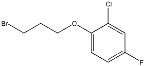 1-(3-Bromopropoxy)-2-chloro-4-fluorobenzene Struktur