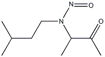 3-(N-Isopentyl-N-nitrosoamino)-2-butanone Struktur