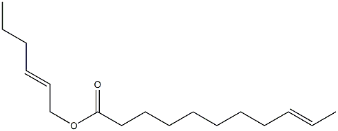 9-Undecenoic acid 2-hexenyl ester Struktur