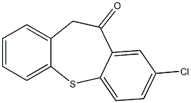 2-Chlorodibenzo[b,f]thiepin-11(10H)-one Struktur