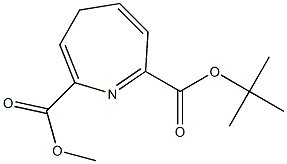 7-tert-Butoxycarbonyl-2-methoxycarbonyl-4H-azepine Struktur