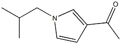 1-(2-Methylpropyl)-3-acetyl-1H-pyrrole Struktur