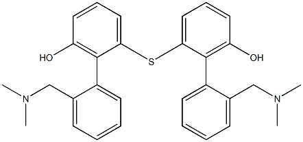 [2-(Dimethylaminomethyl)phenyl](3-hydroxyphenyl) sulfide Struktur