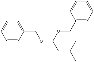 3-Methylbutanal dibenzyl acetal Struktur