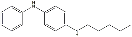 N-Pentyl-N'-phenyl-p-phenylenediamine Struktur