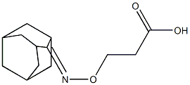 3-[Adamantan-2-ylideneaminooxy]propionic acid Struktur