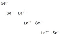 Trilanthanum tetraselenide Struktur