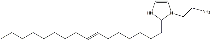 1-(2-Aminoethyl)-2-(7-hexadecenyl)-4-imidazoline Struktur