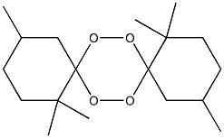 1,1,4,10,10,13-Hexamethyl-7,8,15,16-tetraoxadispiro[5.2.5.2]hexadecane Struktur