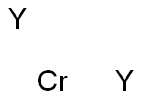 Chromium diyttrium Struktur