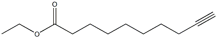 9-Decynoic acid ethyl ester Struktur