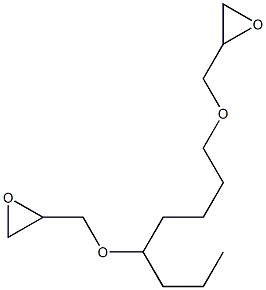 1,5-Bis(glycidyloxy)octane Struktur