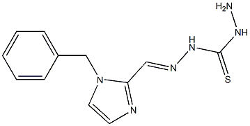 1-[(1-Benzyl-1H-imidazol-2-yl)methylene]thiocarbonohydrazide Struktur