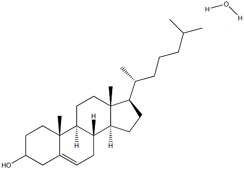 Cholesterol hydrate Struktur