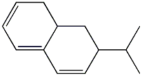 1,2,8,8a-Tetrahydro-2-isopropylnaphthalene Struktur