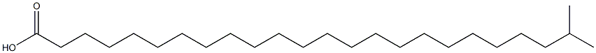 23-Methyltetracosanoic acid Struktur