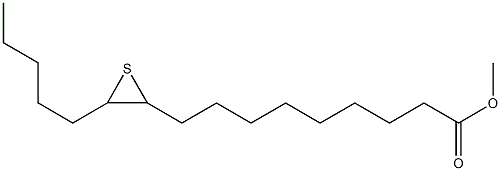 10,11-Epithiohexadecanoic acid methyl ester Struktur