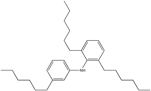 3,2',6'-Trihexyl[iminobisbenzene] Struktur