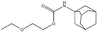 (Adamantan-1-yl)carbamic acid 2-ethoxyethyl ester Struktur