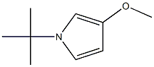 1-tert-Butyl-3-(methyloxy)-1H-pyrrole Struktur